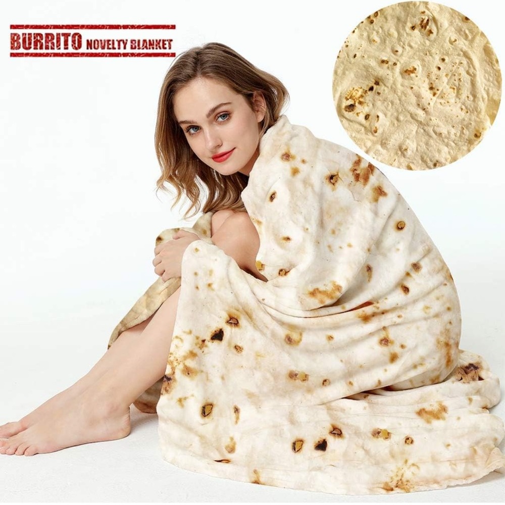 Burrito / Tortilla Novelty Blanket